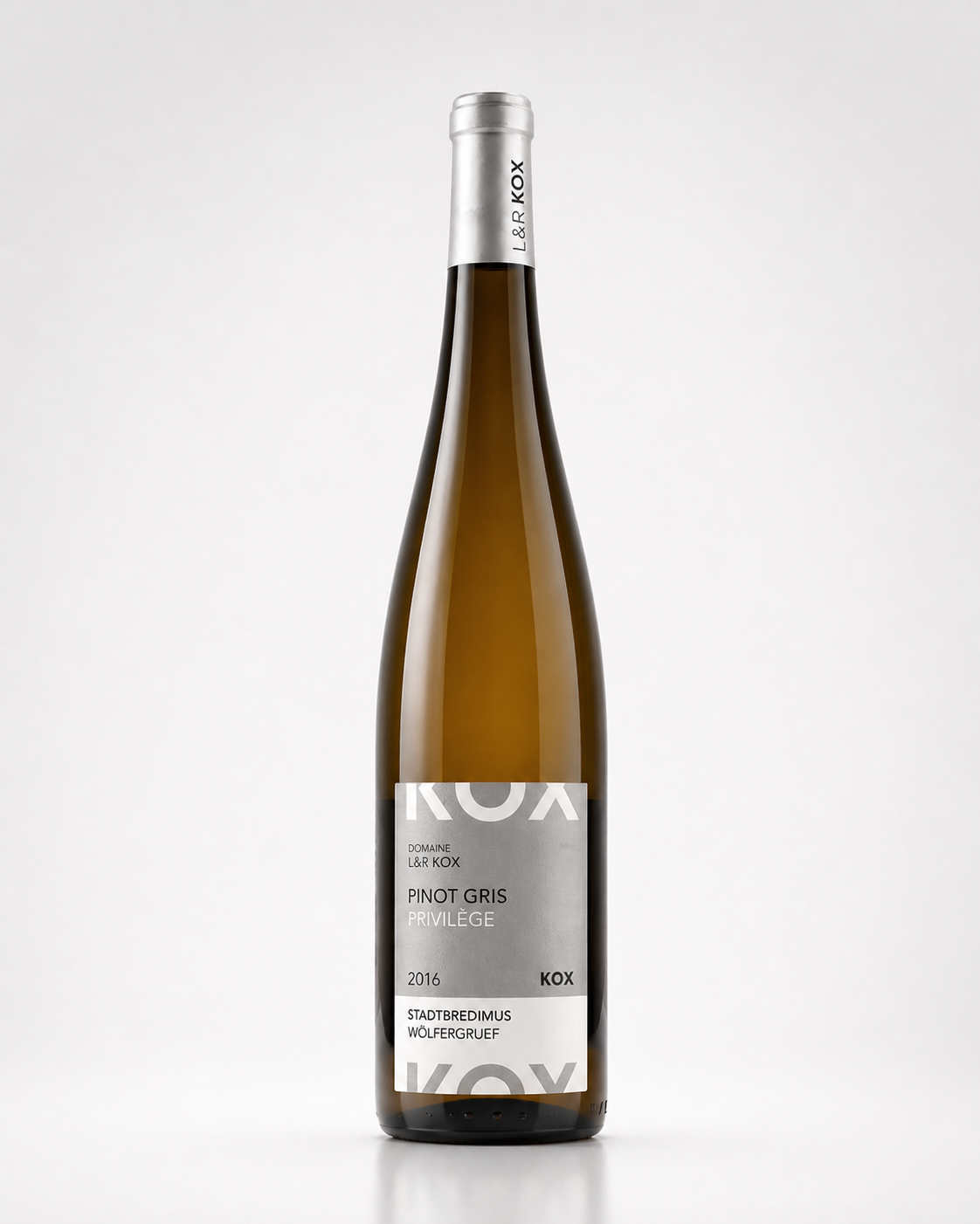 Domaine L&R Kox Pinot Gris Privilége Stadtbredimus Wölfergruef 2016 – Remich, Luxemburg