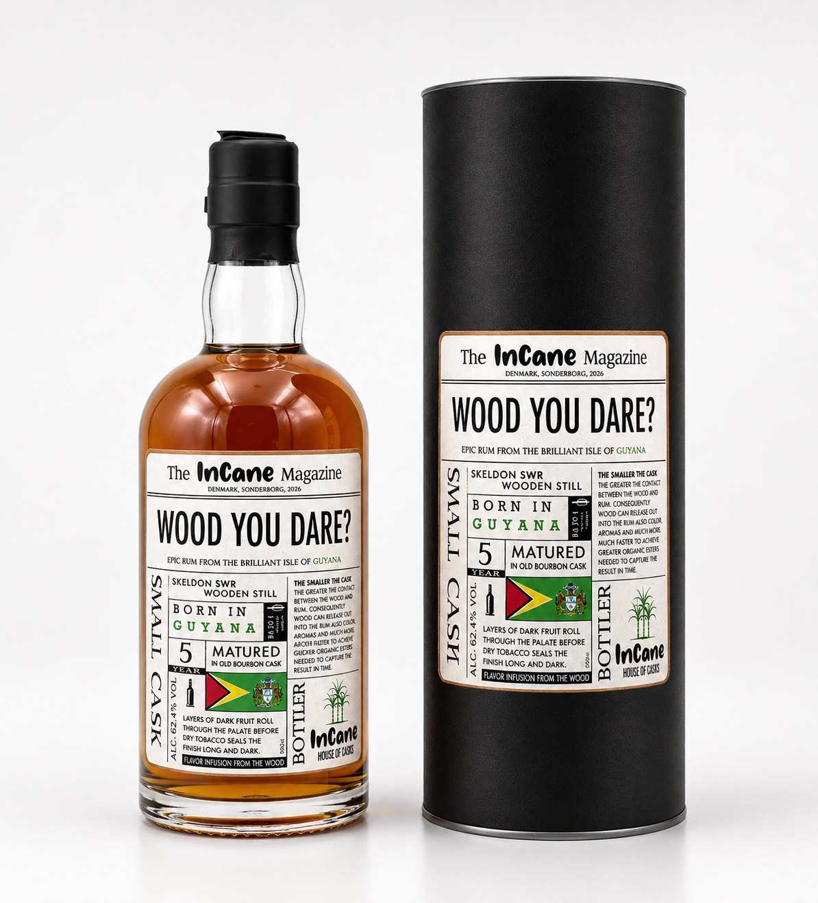 The Incane Magazine Wood You Dare 5YO 65,9% – Guyana