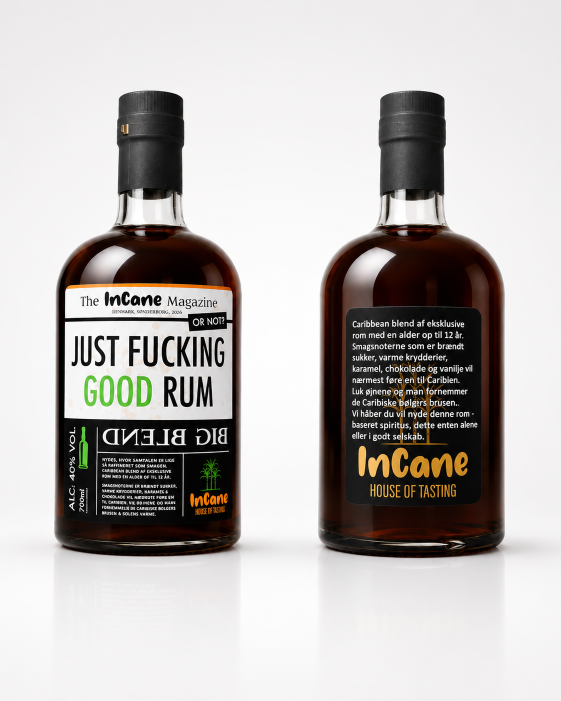 The Incane Magazine Just Fucking Good Rum 40%