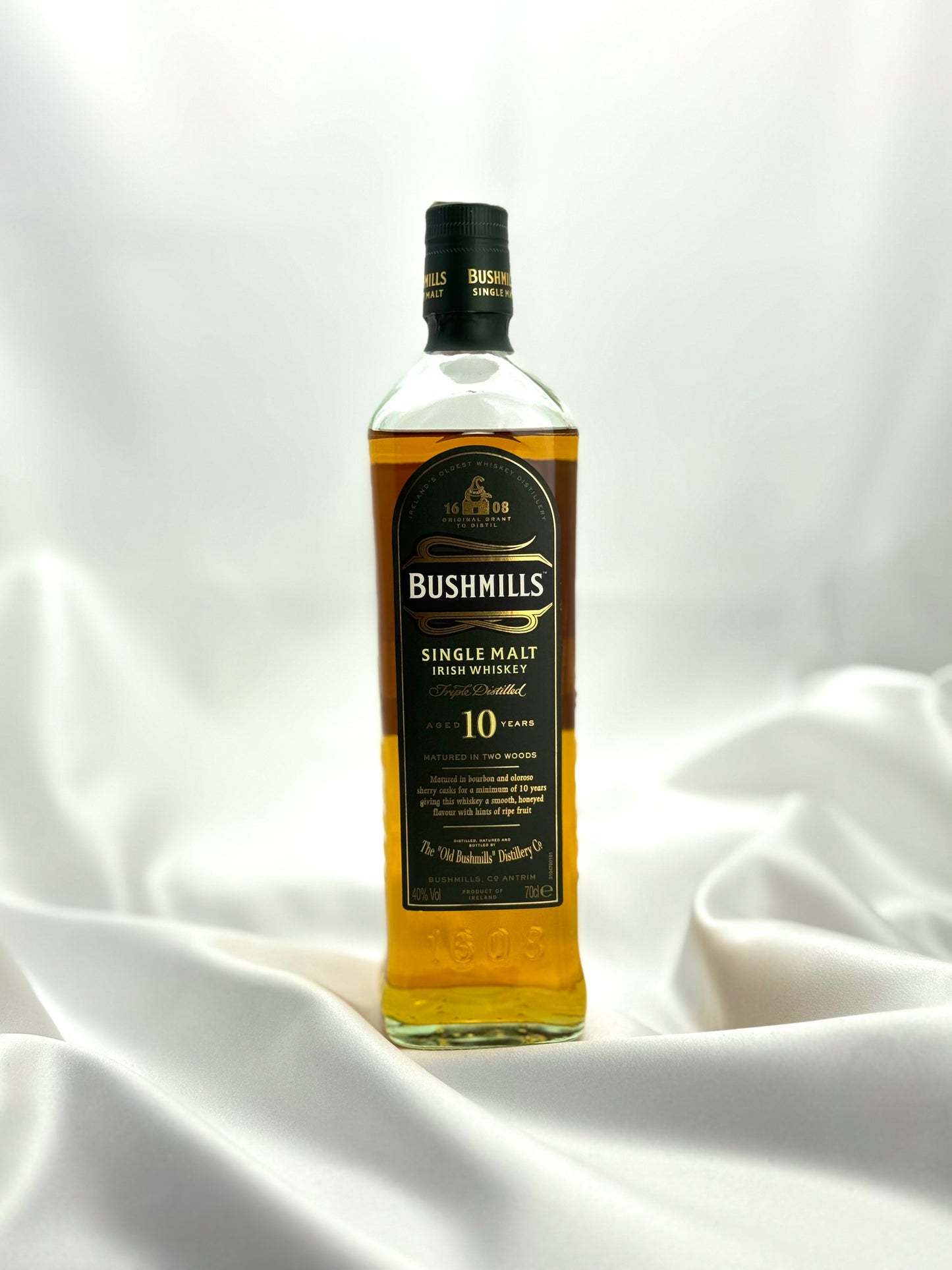 Bushmills 10 Year Old Single Malt Irish Whiskey - Sydjysk vin - Whisky