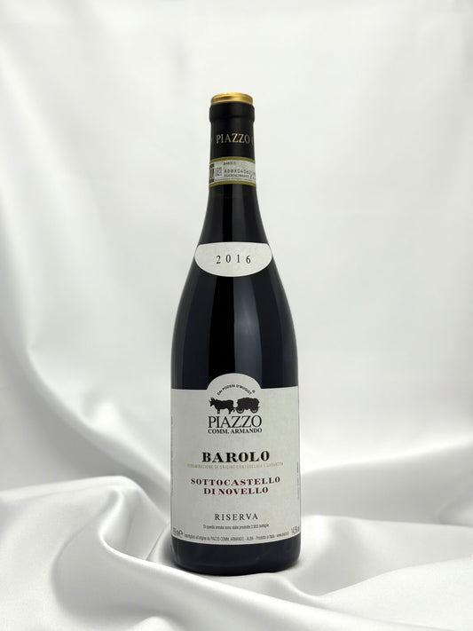 2016 Piazzo Barolo "Sottocastello di Novello" Riserva - Sydjysk vin - Rødvin