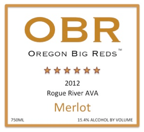 2012 OBR - Rogue River Merlot - Sydjysk vin - Rødvin