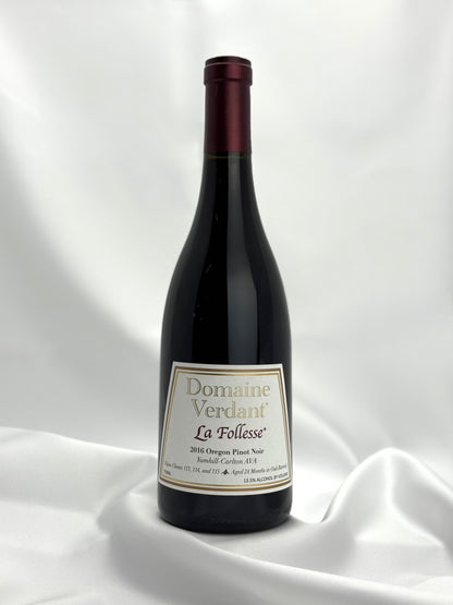 2016 Domaine Verdant La Follesse Pinot Noir