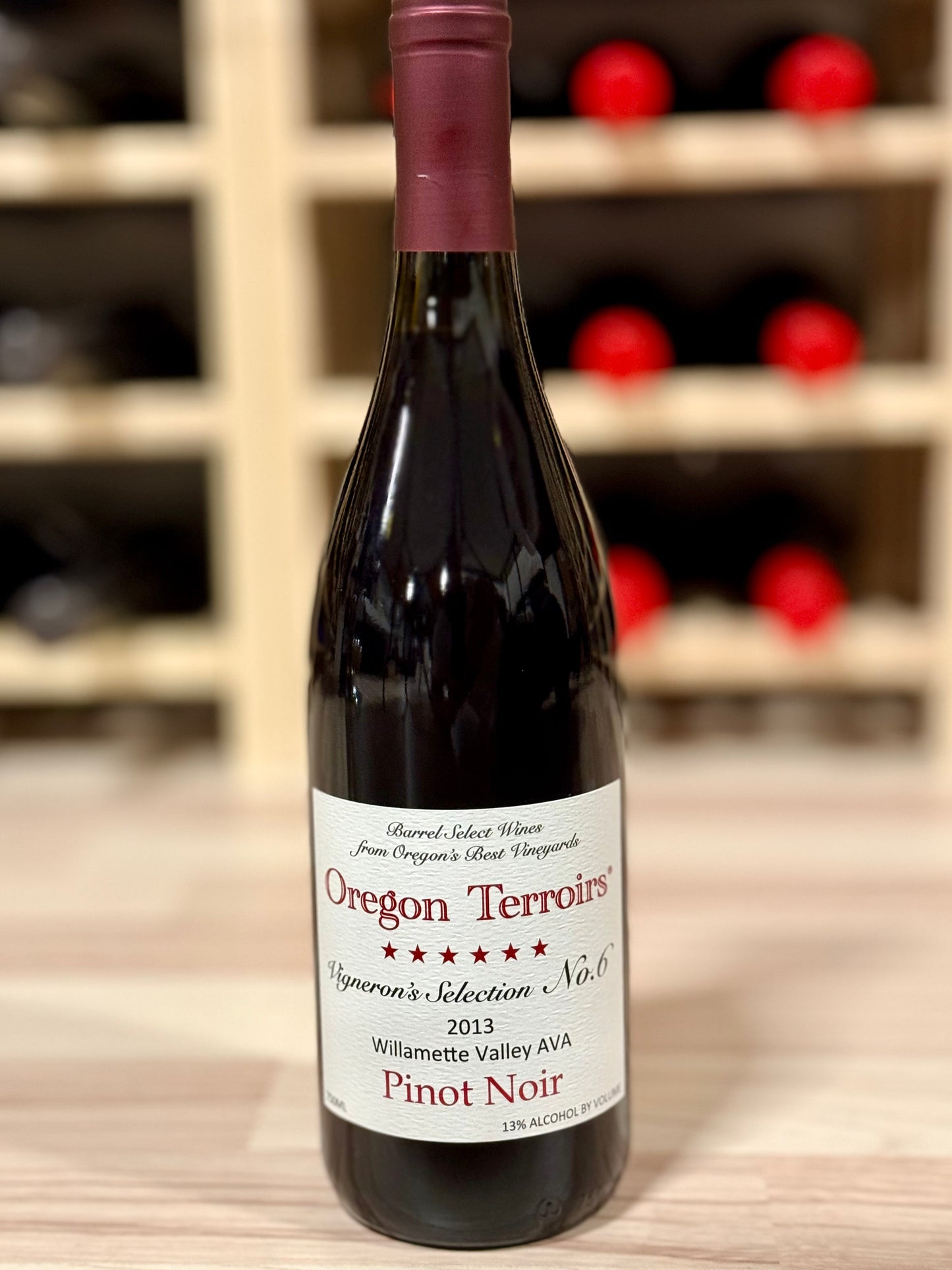 2013 Oregon Terroirs Willamette Valley No. 6 Pinot Noir