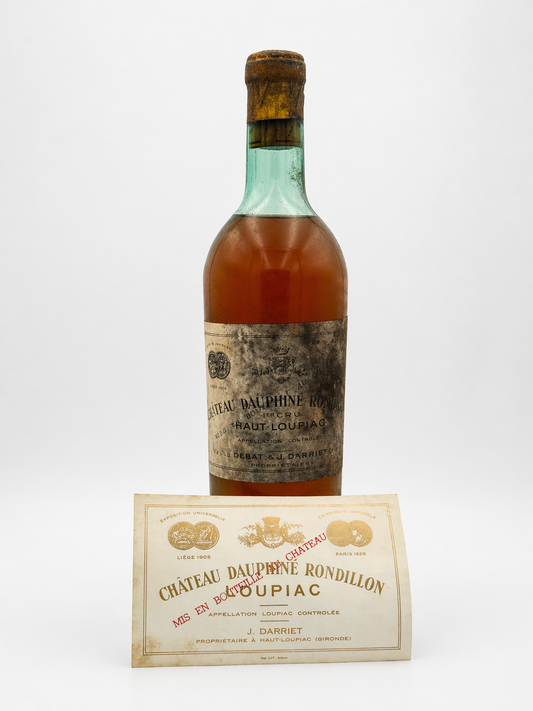 Château Dauphiné Rondillon Loupiac 1937 – Loupiac, Frankrig