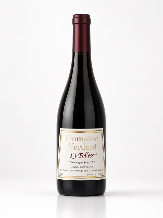 Domaine Verdant La Follesse Pinot Noir 2016 – Oregon, USA