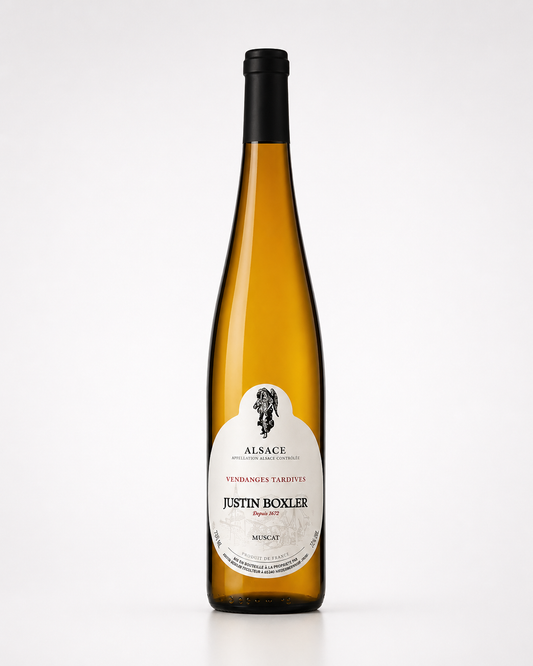 Domaine Justin Boxler Muscat Vendanges Tardives 2017 – Elsass, Frankreich