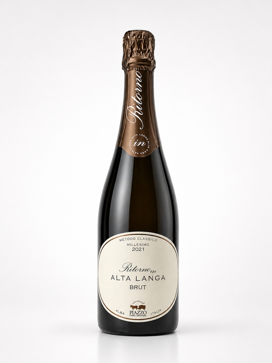 Piazzo Ritorno in Alta Langa Brut Millesimato 2021 - Piemonte, Italien