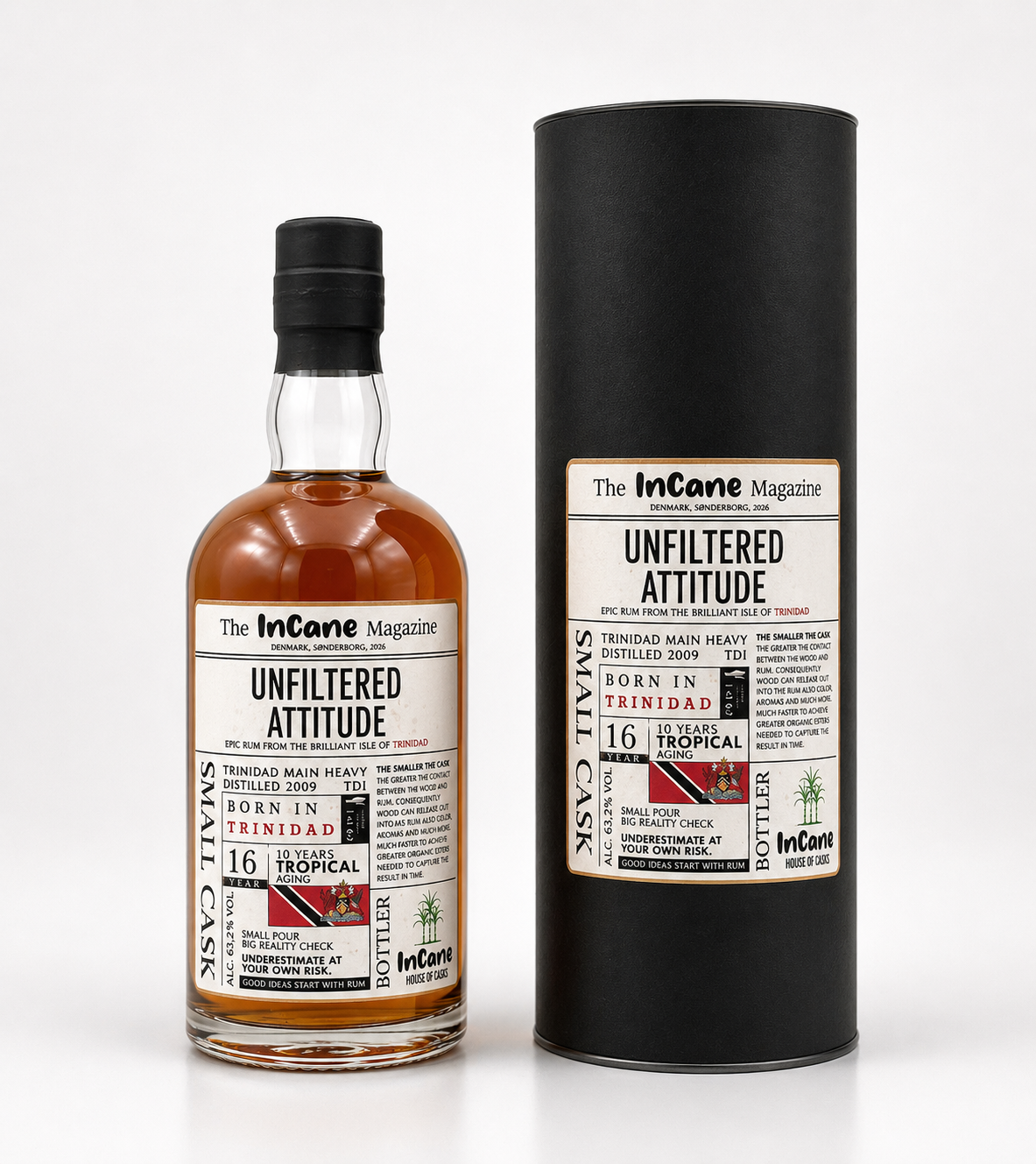 The Incane Magazine Unfiltered Attitude 16YO 63,2% – Trinidad