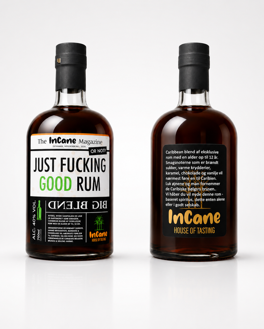 The Incane Magazine Just Fucking Good Rum 40%