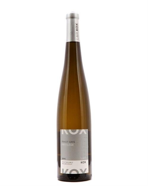 Domaine Kox Pinot Gris Privilége Stadtbredimus Wölfergruef 2016